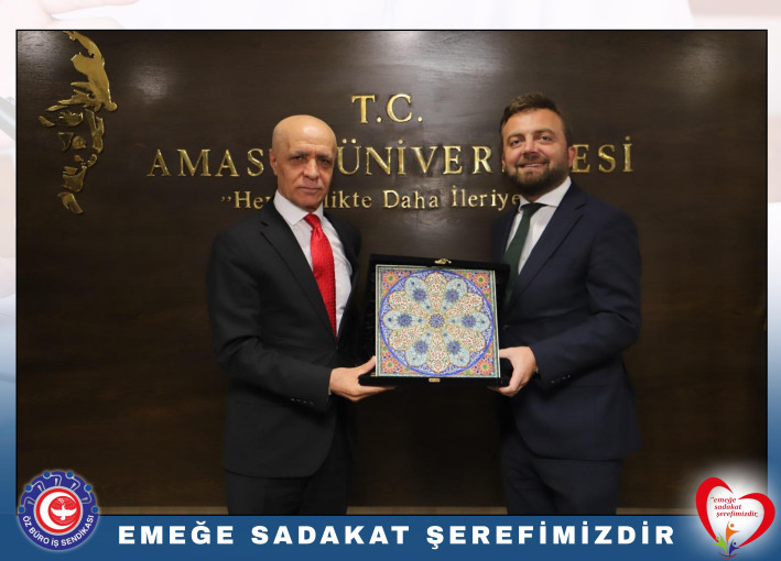 AMASYA ÜNİVERSİTESİ TOPLU İŞ SÖZLEŞMESİ İMZALANDI