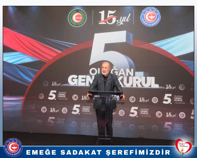 5. OLAĞAN GENEL KURULUMUZ BÜYÜK BİR COŞKUYLA GERÇEKLEŞTİRİLDİ