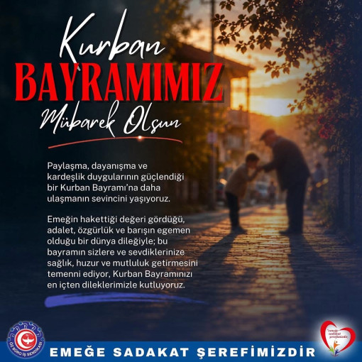 KURBAN BAYRAMIMIZ MÜBAREK OLSUN