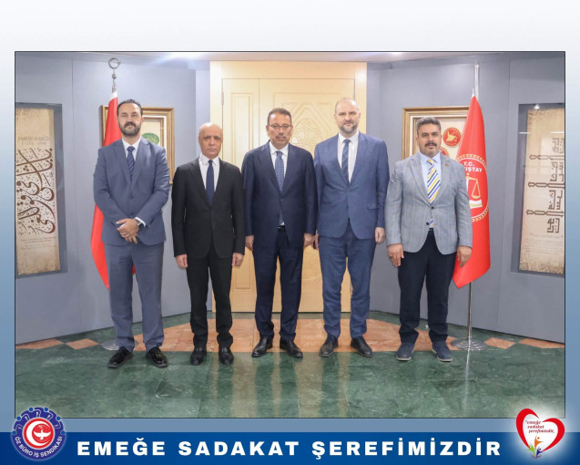 GENEL BAŞKANIMIZDAN SAYIŞTAY BAŞKANINA HAYIRLI OLSUN ZİYARETİ