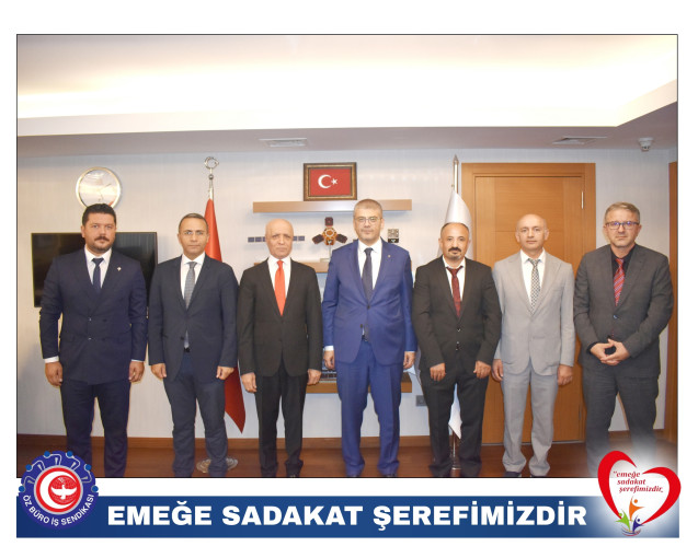 GENEL BAŞKANIMIZ BAKİ GÜLBABA TÜBİTAK BAŞKANI SAYIN ORHAN AYDIN'I ZİYARET ETTİ