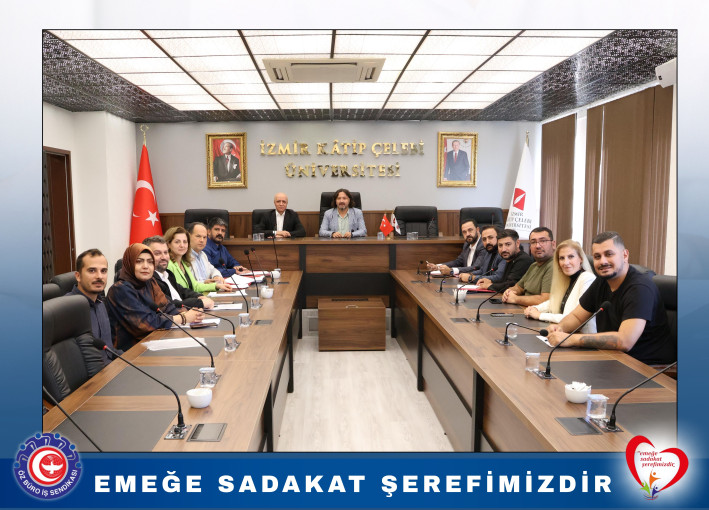 İZMİR KATİP ÇELEBİ ÜNİVERSİTESİ TOPLU İŞ SÖZLEŞMESİ İMZALANDI
