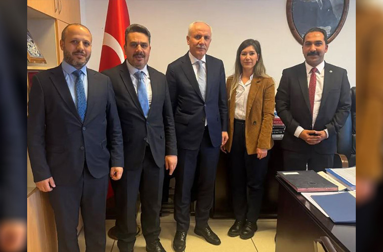 ANKARA ŞUBE BAŞKANIMIZ DIŞİŞLERİ BAKANLIĞI DESTEK HİZMETLERİ GENEL MÜDÜRÜ'NÜ ZİYARET ETTİ