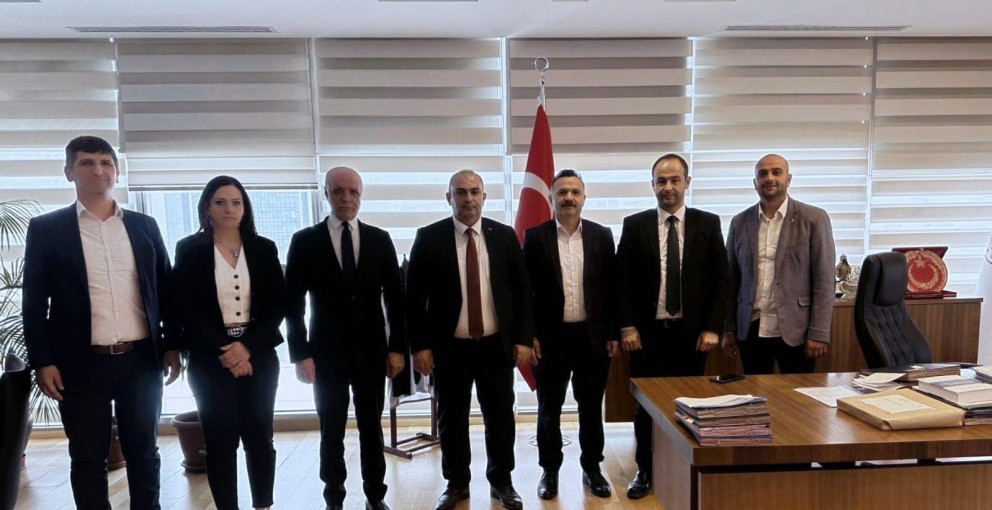 GENEL BAŞKANIMIZ, DÖSİMM MÜDÜRÜ SAYIN FATİH ÖZVEREN'İ ZİYARET ETTİ.