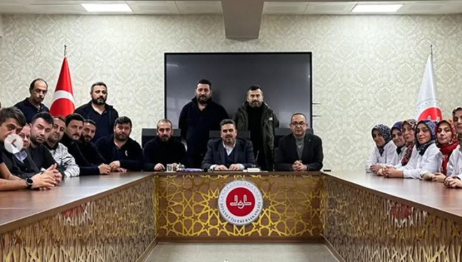 ANKARA ŞUBE BAŞKANIMIZ RİZE MÜFTÜ YUSUF KARALİ DİNİ YÜKSEK İHTİSAS MERKEZİ MÜDÜRÜNÜ ZİYARET ETTİ