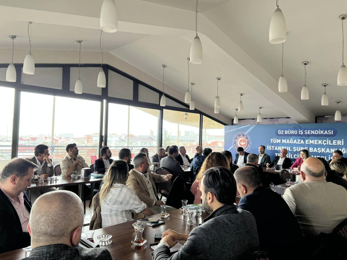SENDİKAMIZIN TÜM MAĞAZA EMEKÇİLERİ İSTANBUL ŞUBE BAŞKANLIĞI TEMSİLCİLER MECLİSİ TOPLANTISI GERÇEKLEŞTİRİLDİ.